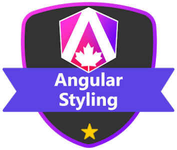 Angular Styling training course